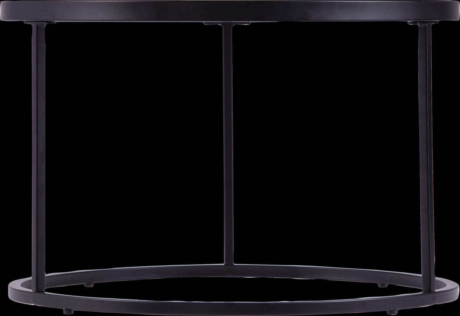 Leralynn Black Nesting Cocktail Table, Set of 2 - Thumbnail - Image 2