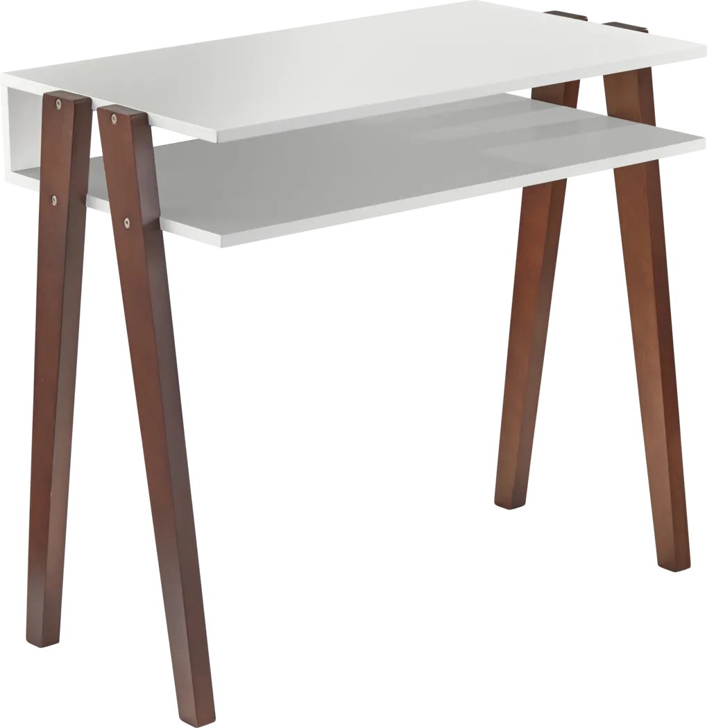 Lerew White Desk - Thumbnail - Image 1