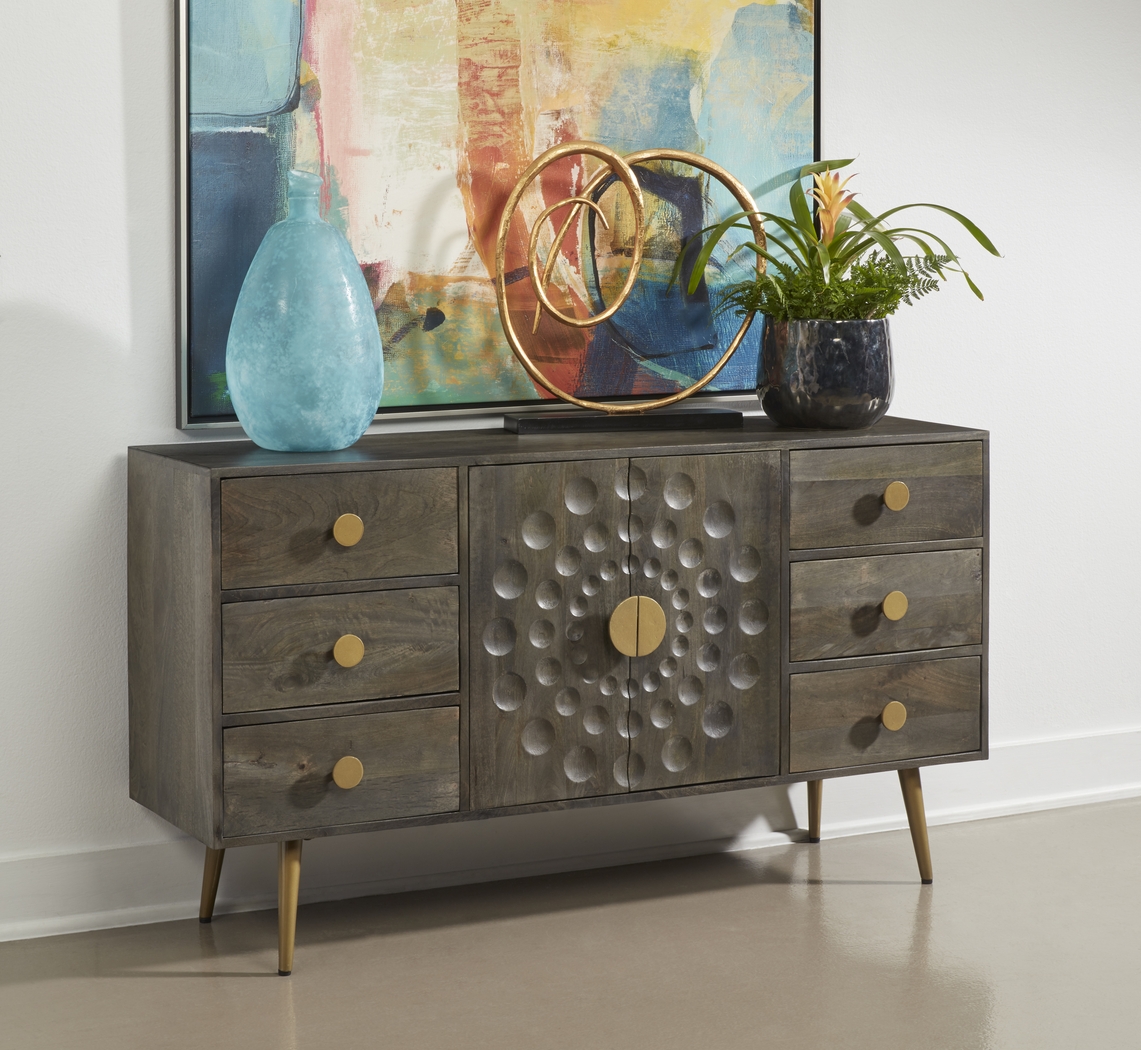 Lerida Brown Credenza - Thumbnail - Image 2