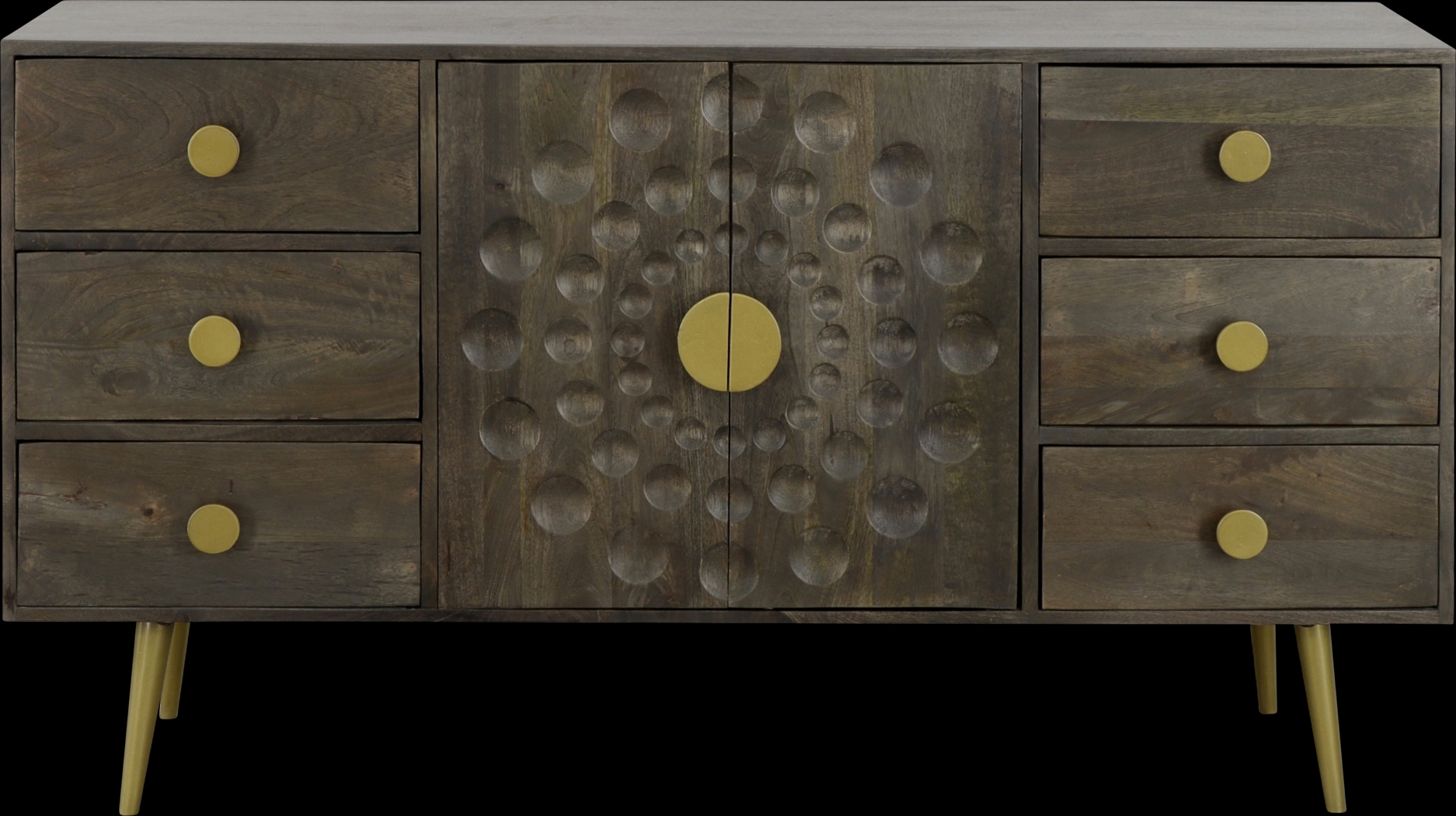 Lerida Brown Credenza - Thumbnail - Image 3