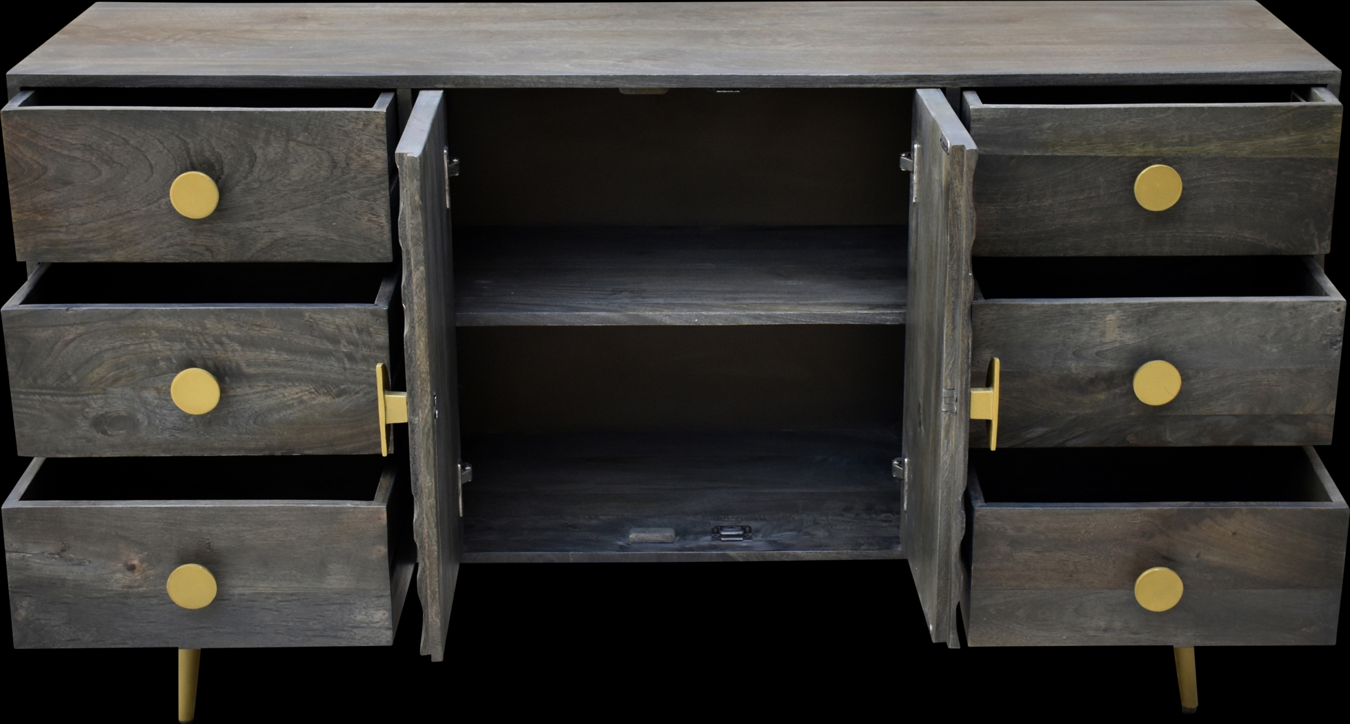 Lerida Brown Credenza - Thumbnail - Image 6