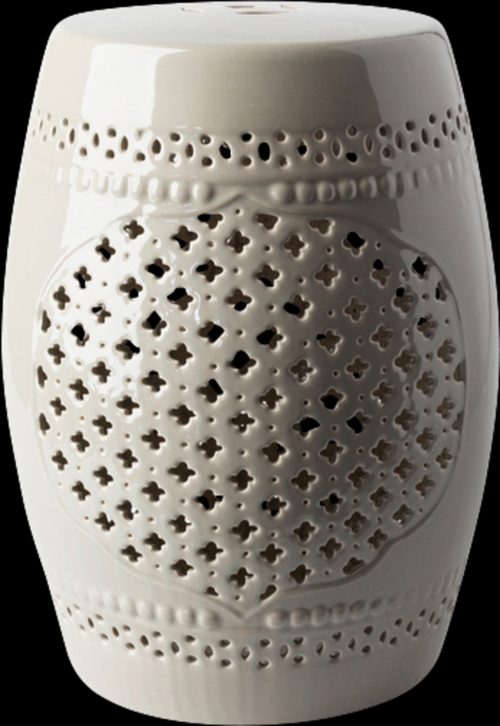 Lesedi Gray Outdoor Stool - Thumbnail - Image 1