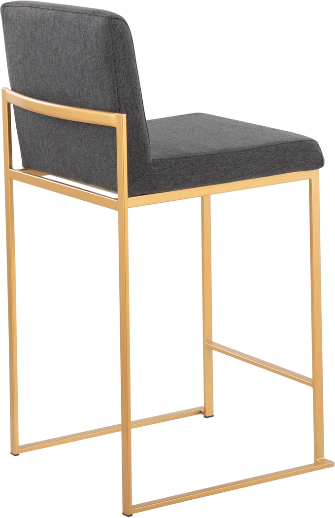 Leserna I Charcoal Counter Height Stool, Set of 2 - Thumbnail - Image 7