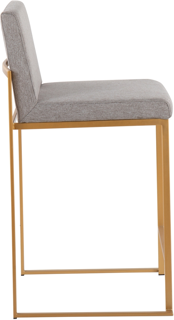 Leserna I Gray Counter Height Stool, Set of 2 - Thumbnail - Image 3