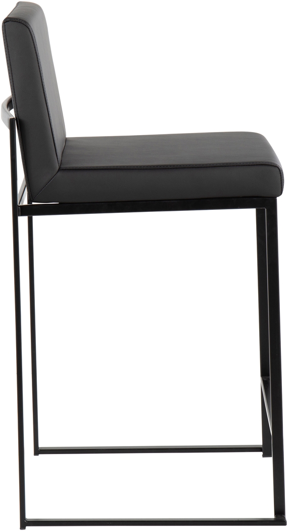 Leserna II Black Counter Height Stool, Set of 2 - Thumbnail - Image 3