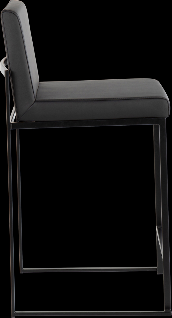 Leserna II Black Counter Height Stool, Set of 3 - Thumbnail - Image 5