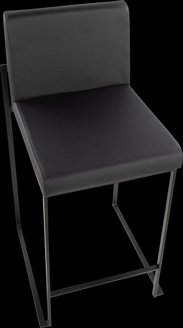 Leserna II Black Counter Height Stool, Set of 3 - Thumbnail - Image 9