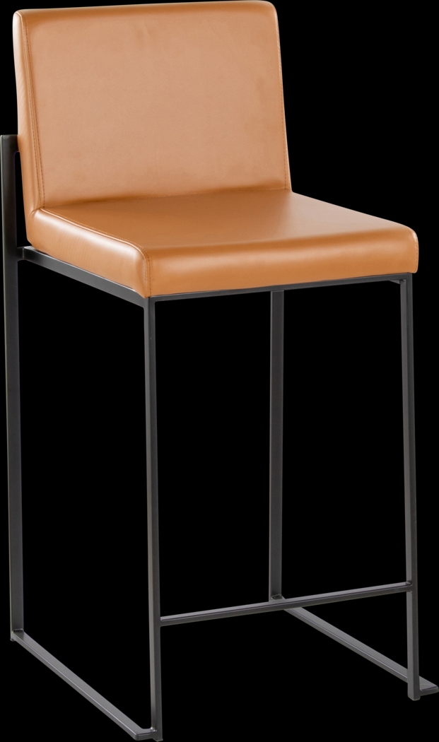 Leserna II Camel Counter Height Stool, Set of 2 - Thumbnail - Image 4