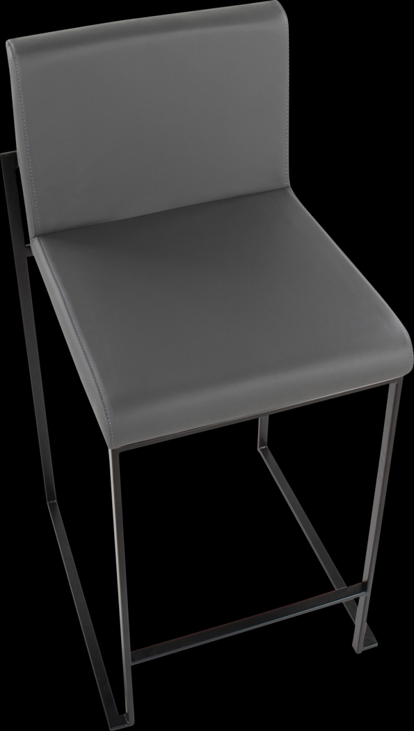 Leserna II Charcoal Counter Height Stool, Set of 3 - Thumbnail - Image 9