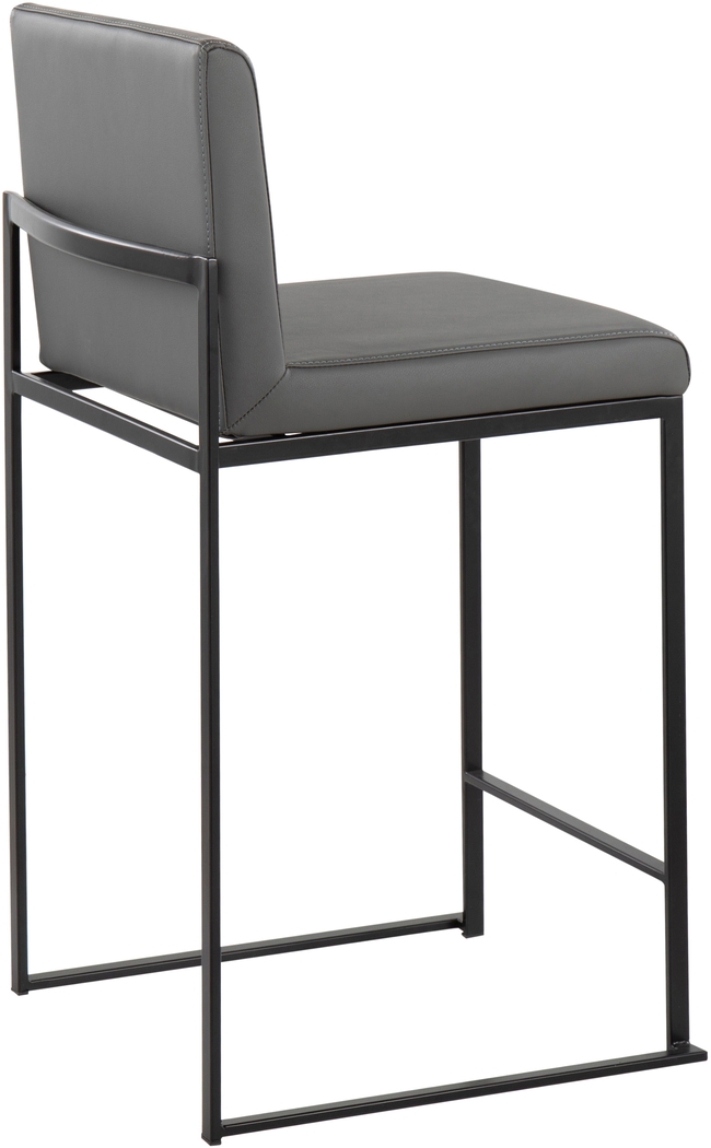 Leserna II Gray Counter Height Stool, Set of 2 - Thumbnail - Image 7