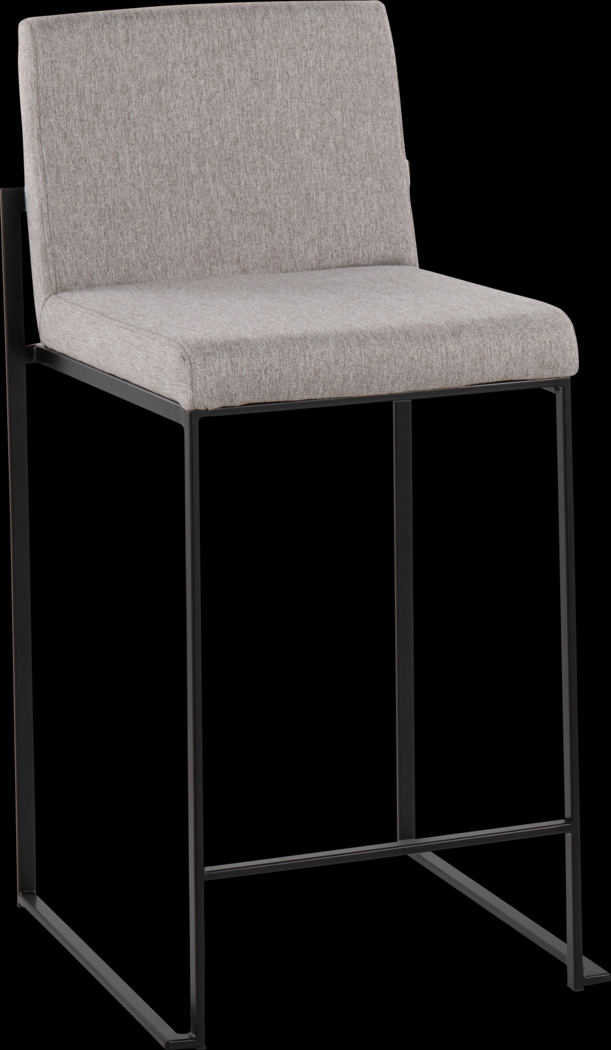 Leserna II Gray Counter Height Stool, Set of 3 - Thumbnail - Image 4