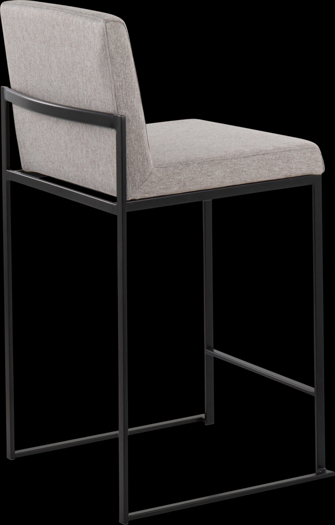 Leserna II Gray Counter Height Stool, Set of 3 - Thumbnail - Image 6