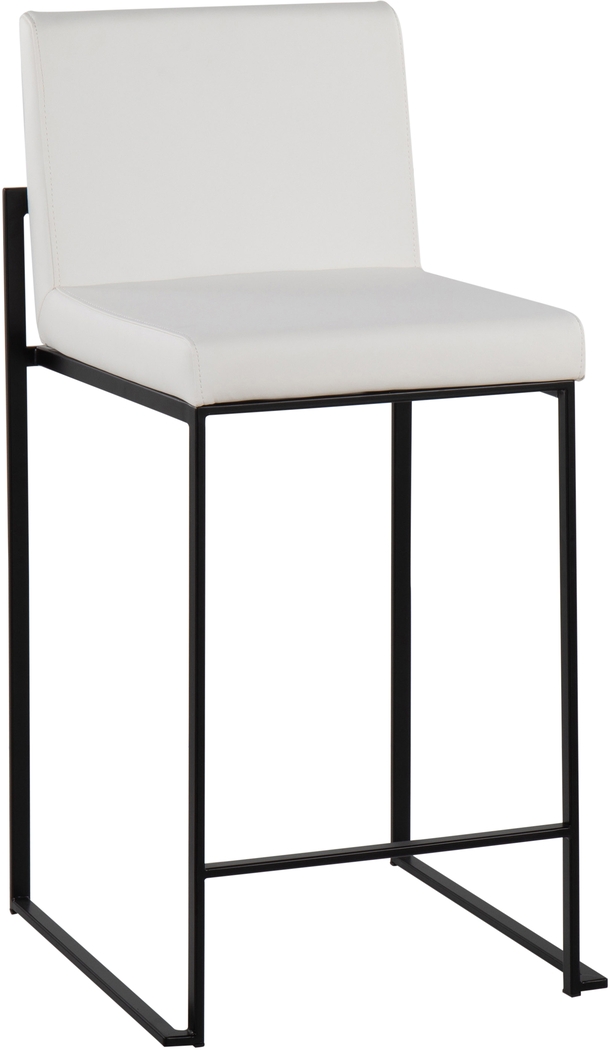 Leserna II White Counter Height Stool, Set of 2 - Thumbnail - Image 2