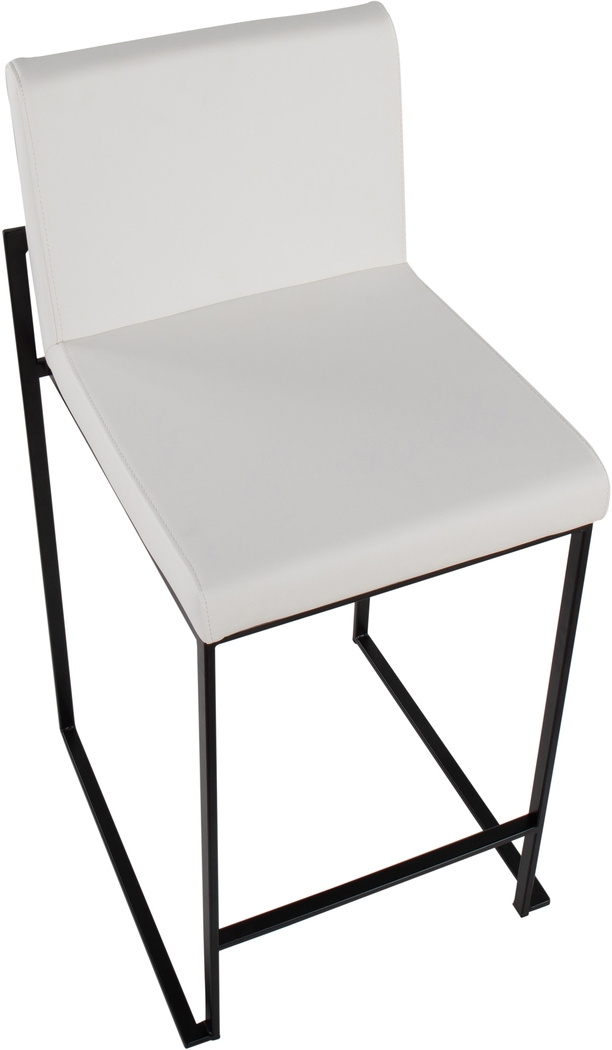 Leserna II White Counter Height Stool, Set of 2 - Thumbnail - Image 4