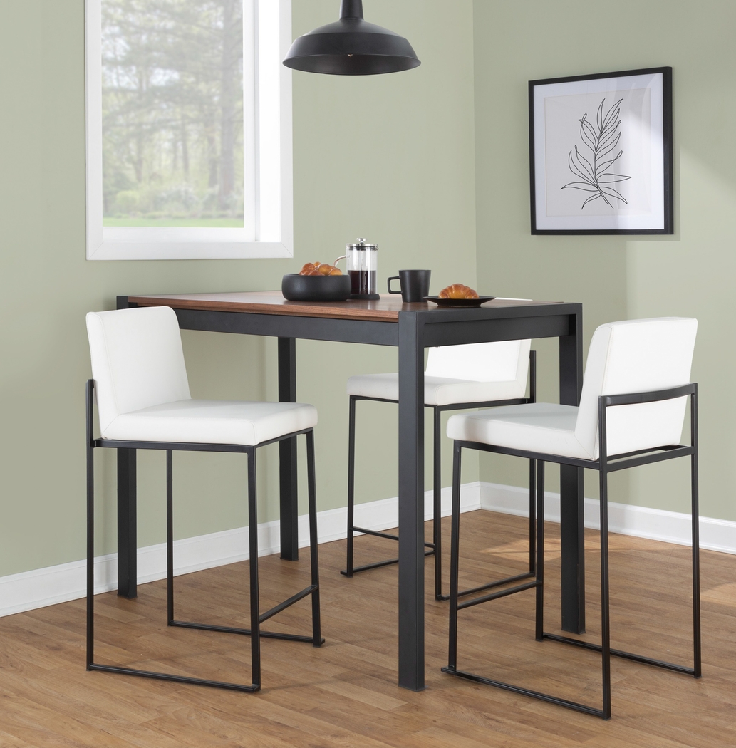 Leserna II White Counter Height Stool, Set of 3 - Thumbnail - Image 2