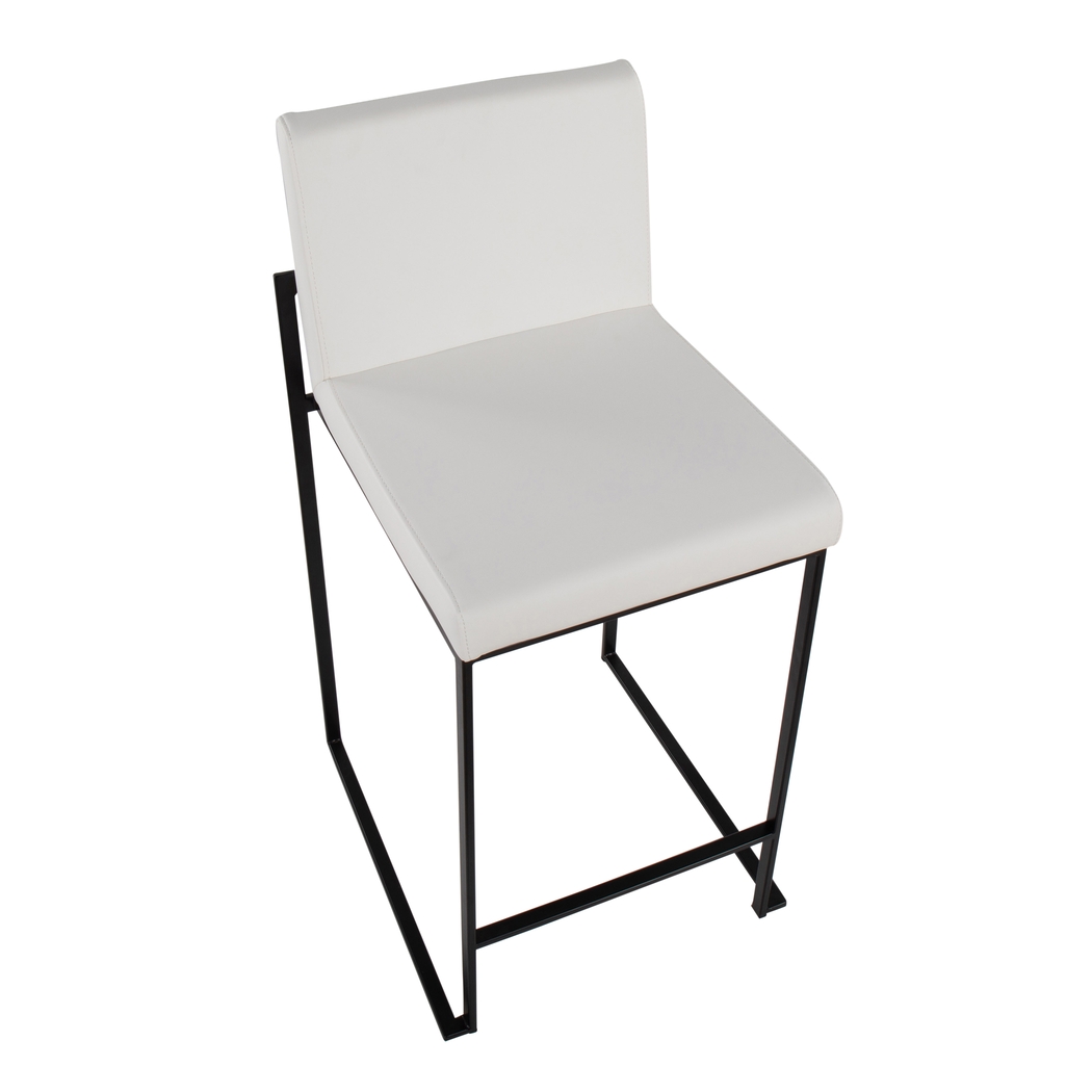 Leserna II White Counter Height Stool, Set of 3 - Thumbnail - Image 9