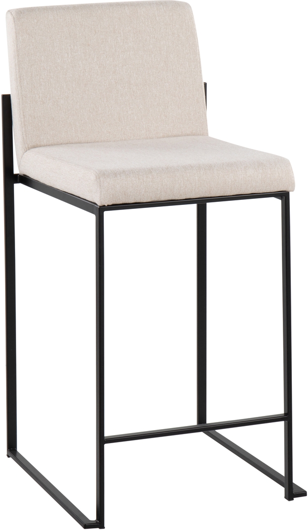 Leserna III Beige Counter Height Stool, Set of 2 - Thumbnail - Image 2