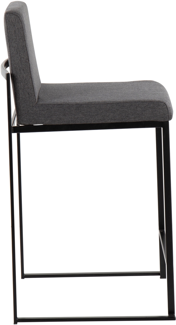 Leserna III Charcoal Counter Height Stool, Set of 2 - Thumbnail - Image 3