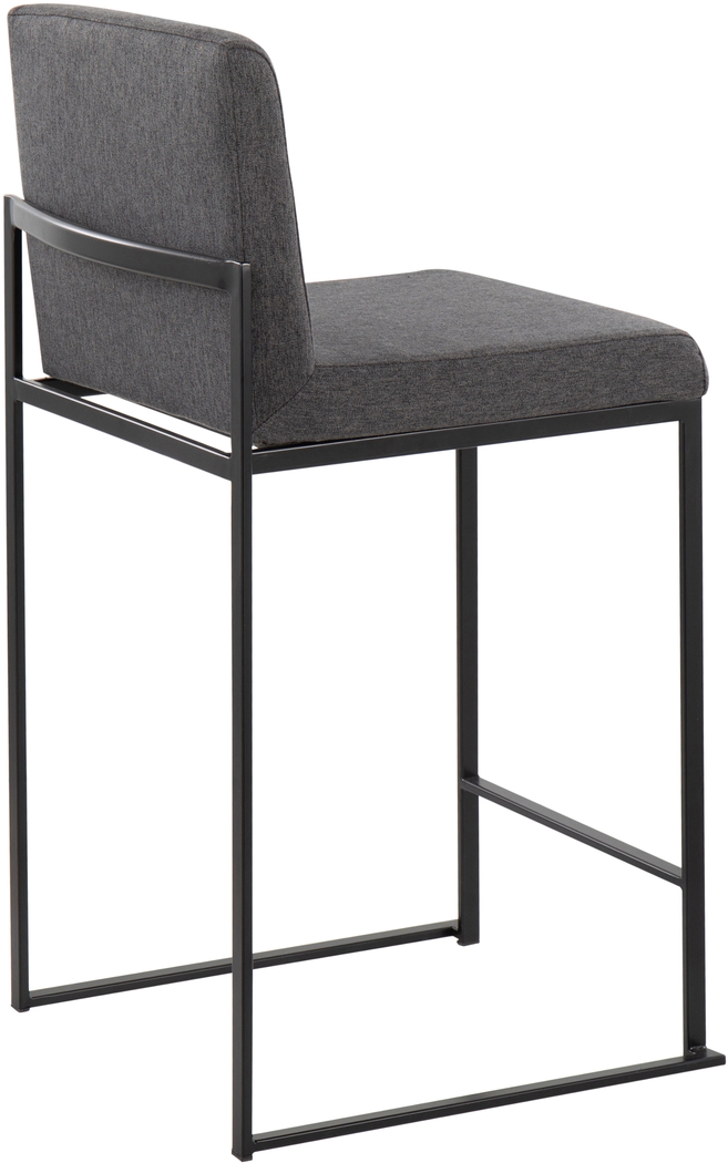 Leserna III Charcoal Counter Height Stool, Set of 2 - Thumbnail - Image 7