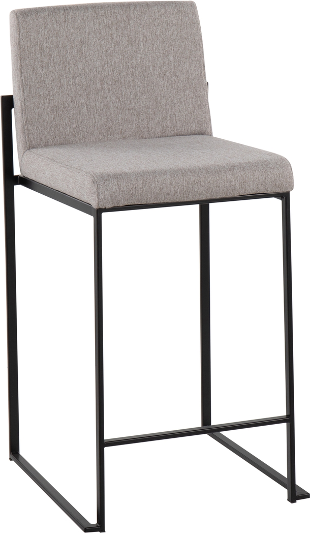 Leserna III Gray Counter Height Stool, Set of 2 - Thumbnail - Image 2