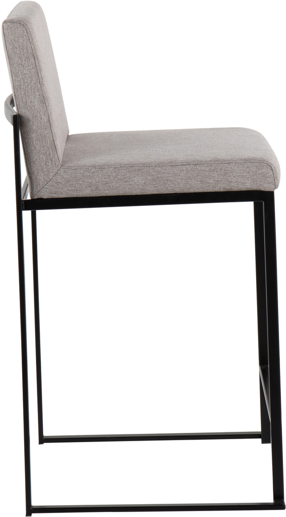 Leserna III Gray Counter Height Stool, Set of 2 - Thumbnail - Image 3