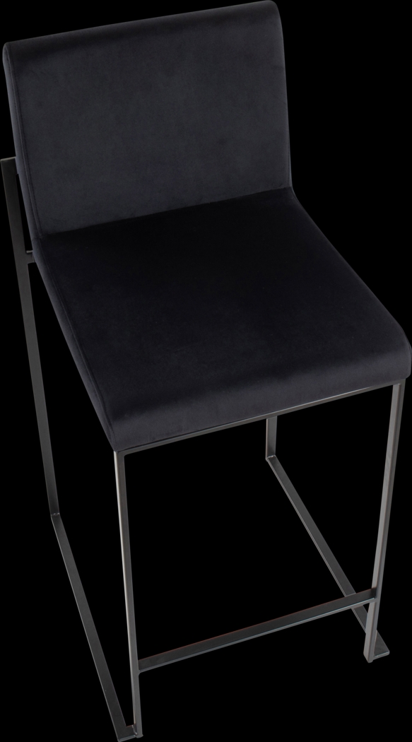 Leserna IV Black Counter Height Stool, Set of 3 - Thumbnail - Image 8