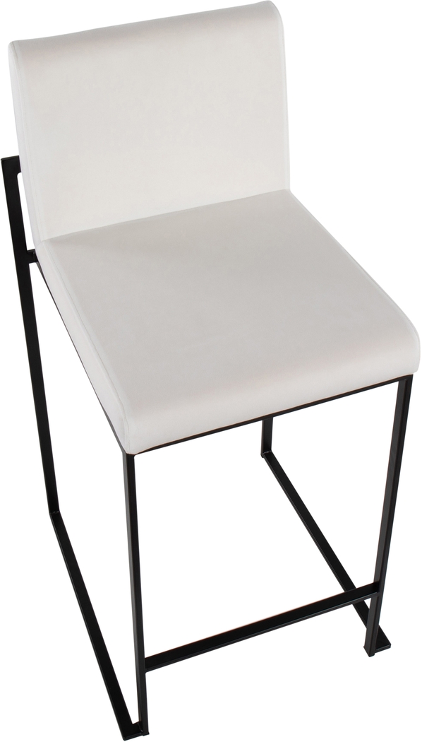 Leserna IV White Counter Height Stool, Set of 2 - Thumbnail - Image 4