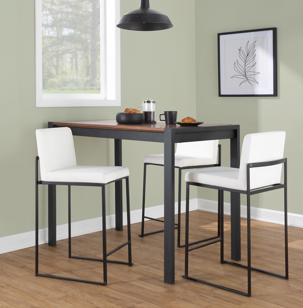 Leserna IV White Counter Height Stool, Set of 3 - Thumbnail - Image 3