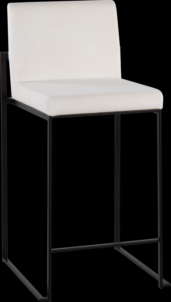 Leserna IV White Counter Height Stool, Set of 3 - Thumbnail - Image 4