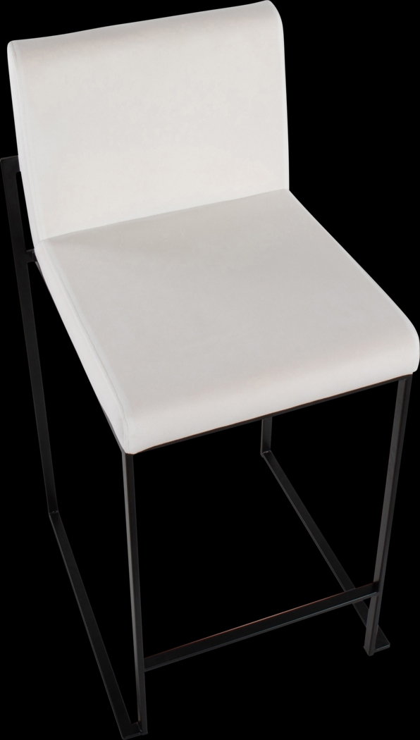 Leserna IV White Counter Height Stool, Set of 3 - Thumbnail - Image 9