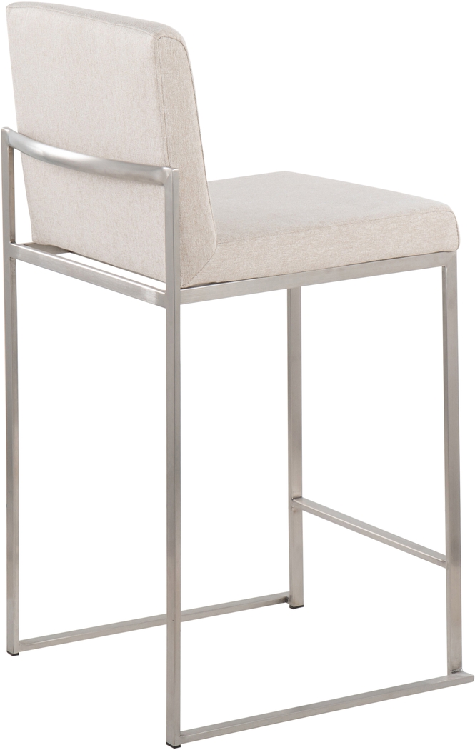 Leserna V Beige Counter Height Stool, Set of 2 - Thumbnail - Image 6