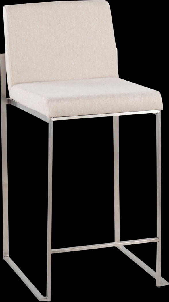 Leserna V Beige Counter Height Stool, Set of 3 - Thumbnail - Image 6