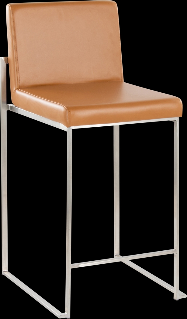 Leserna V Camel Counter Height Stool, Set of 2 - Thumbnail - Image 4