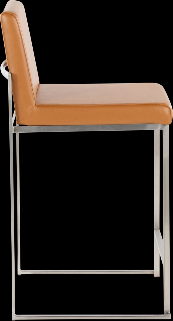 Leserna V Camel Counter Height Stool, Set of 2 - Thumbnail - Image 5