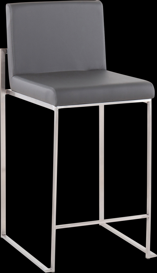 Leserna V Charcoal Counter Height Stool, Set of 3 - Thumbnail - Image 3