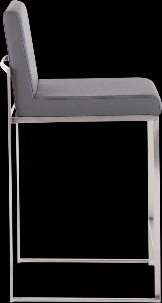 Leserna V Charcoal Counter Height Stool, Set of 3 - Thumbnail - Image 4