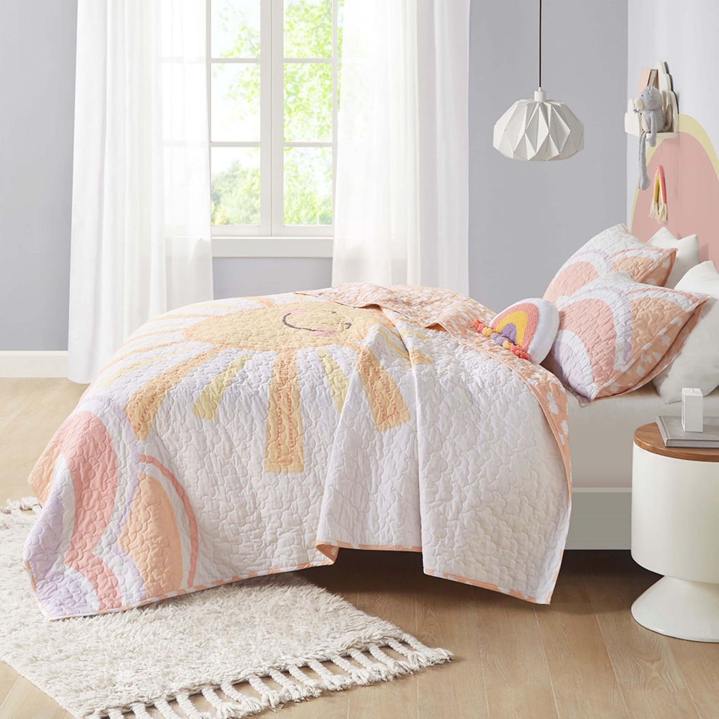 Leska Yellow Twin Quilt Set - Thumbnail - Image 9