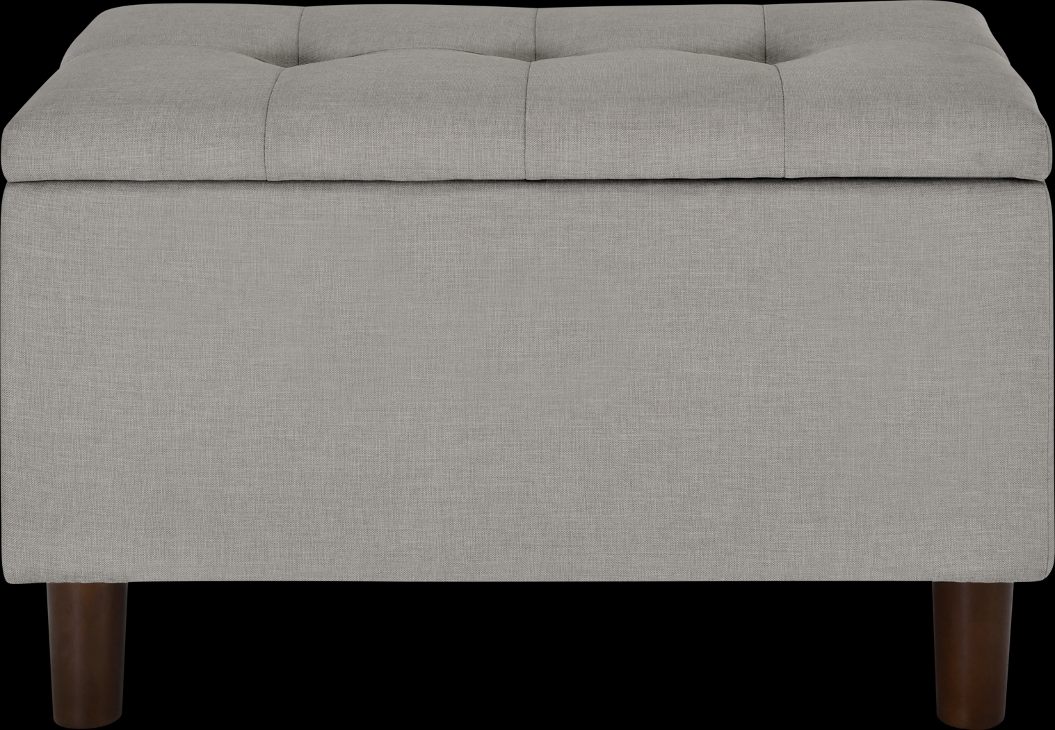 Leslan II Gray Storage Bench - Thumbnail - Image 1