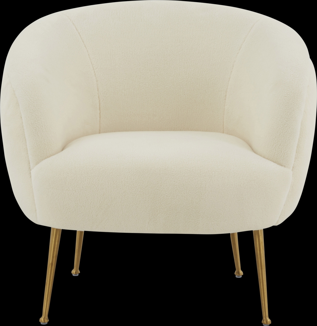 Lesly Anne Beige Accent Chair - Thumbnail - Image 2