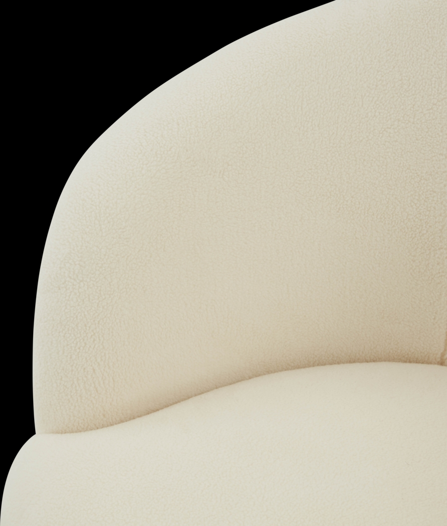Lesly Anne Beige Accent Chair - Thumbnail - Image 4