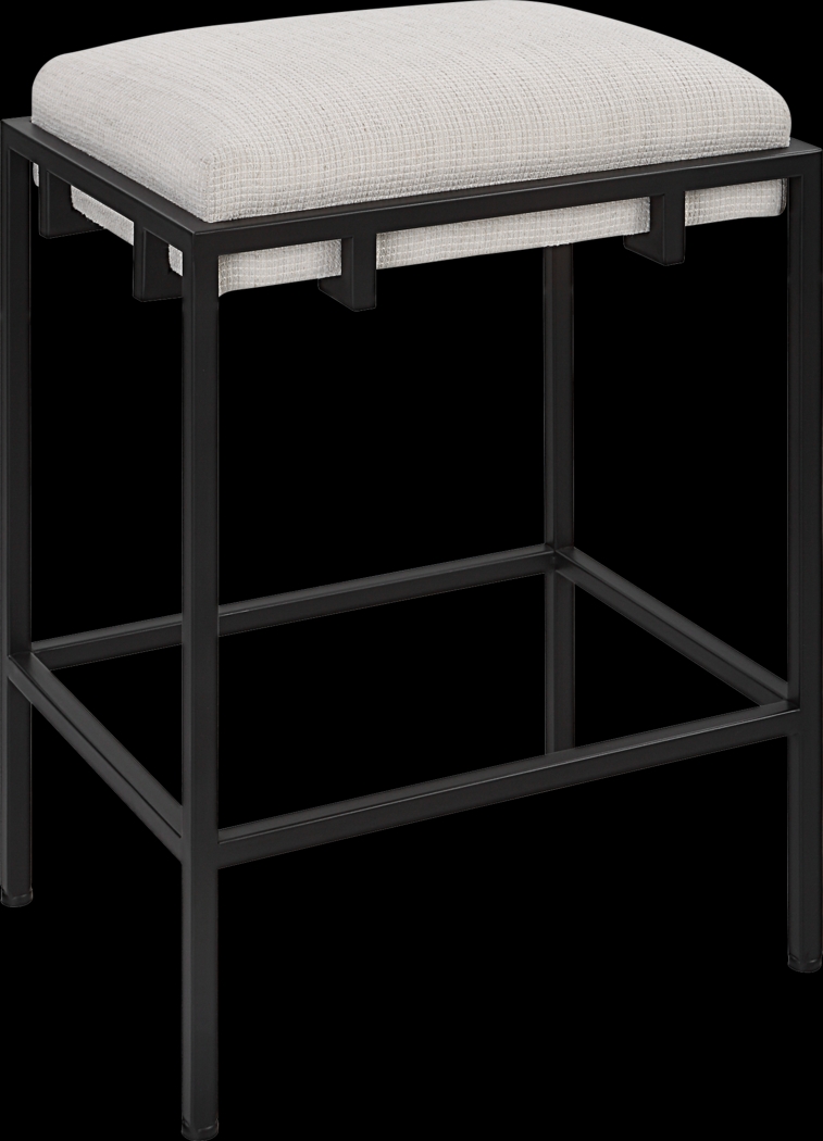 Lesna Black Counter Stool - Thumbnail - Image 1