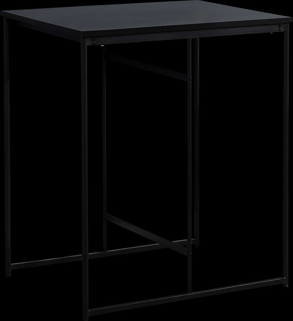 Lessardy Black Counter Height Dining Table - Thumbnail - Image 1