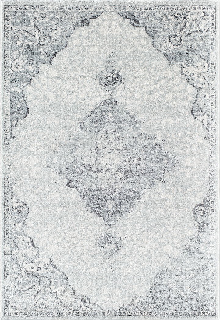 Lestine 5' x 7' Gray Rug - Thumbnail - Image 1