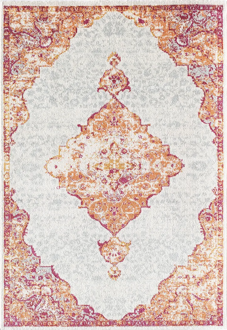 Lestine 5' x 7' Ivory Rug - Thumbnail - Image 1