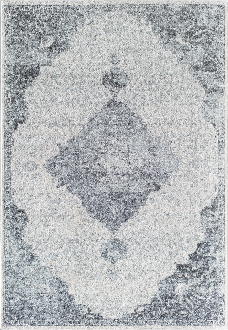 Lestine 5' x 7' White Rug - Thumbnail - Image 1