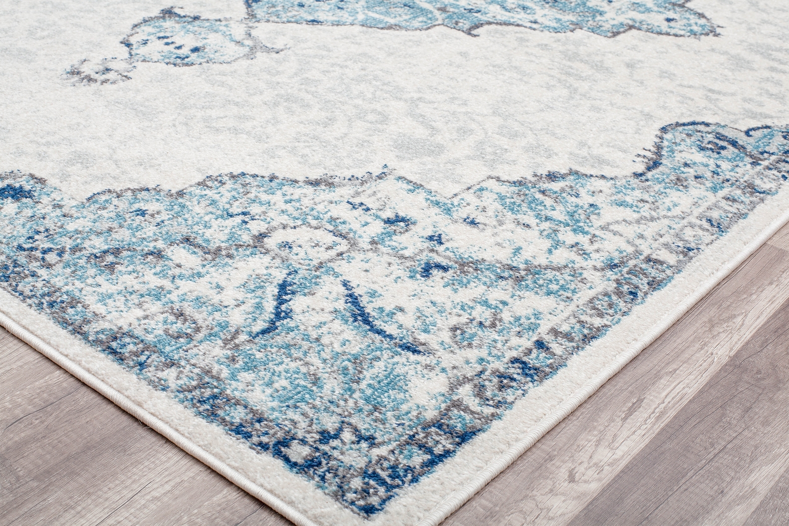 Lestine 8' x 10' Blue Rug - Thumbnail - Image 3