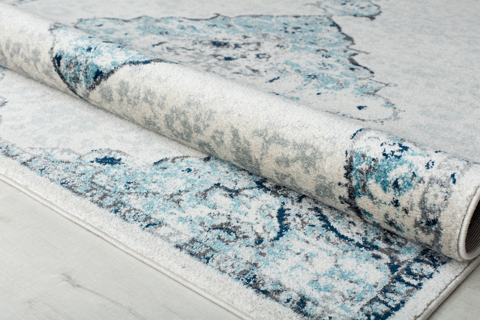 Lestine 8' x 10' Blue Rug - Thumbnail - Image 4