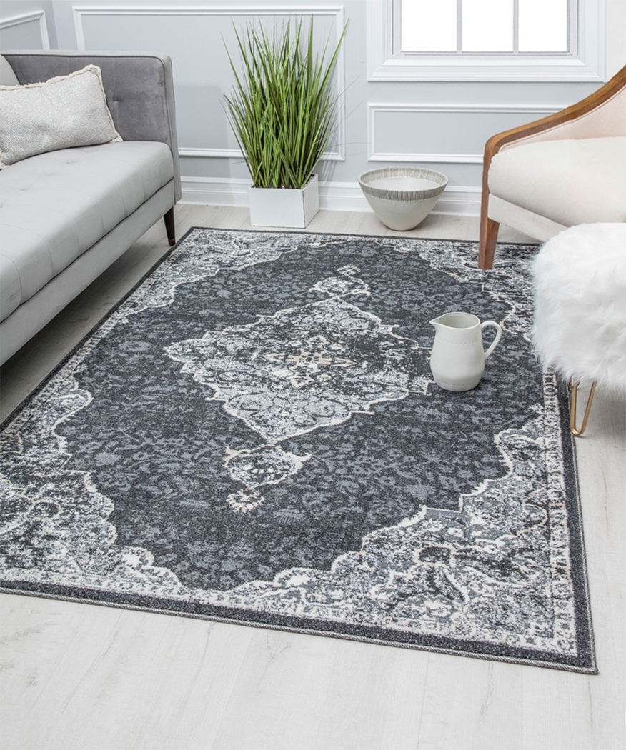 Lestine 8' x 10' Gray Rug - Thumbnail - Image 2