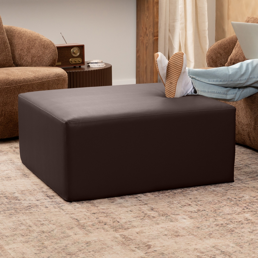 Lesusa I Brown Ottoman - Thumbnail - Image 4