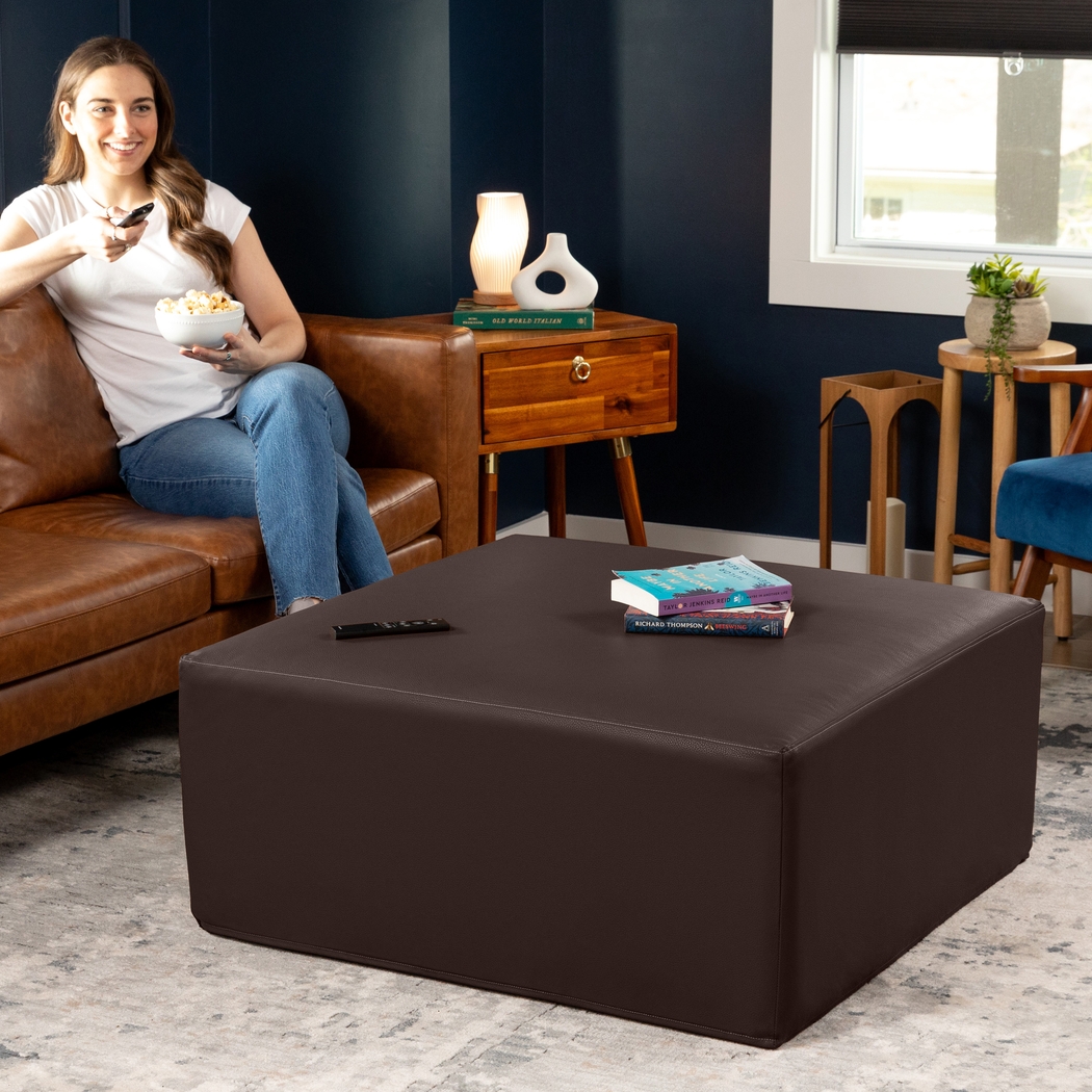 Lesusa I Brown Ottoman - Thumbnail - Image 5